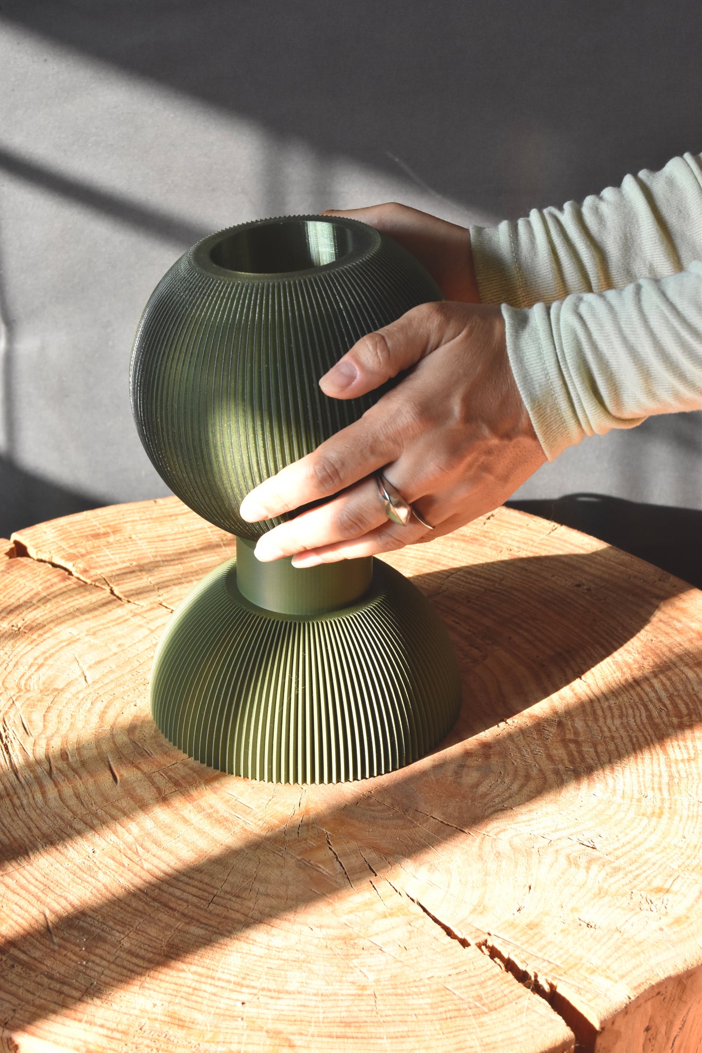 Lampada EQUILIBRIO • verde militare
