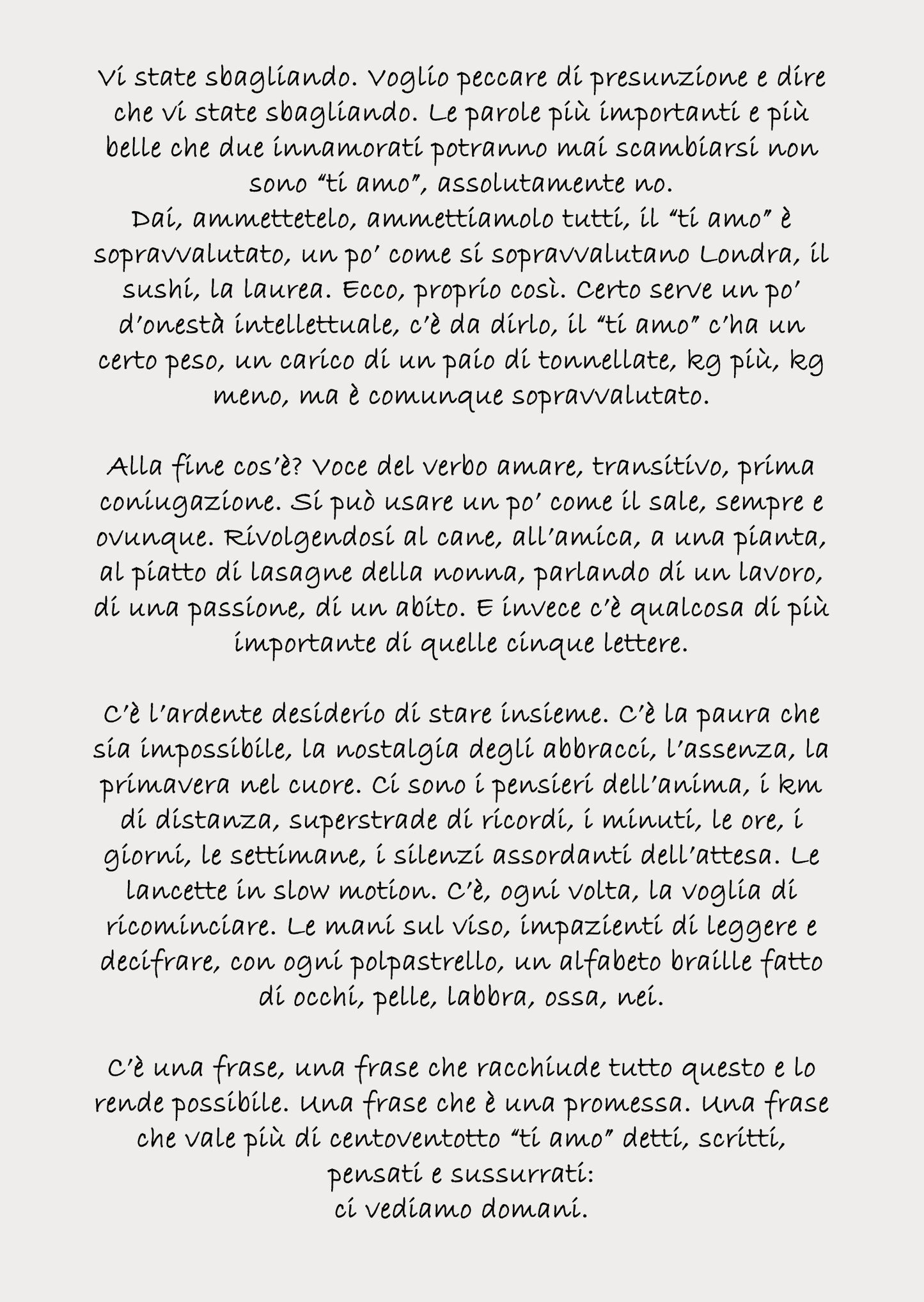 Vasi parlanti • CI VEDIAMO DOMANI