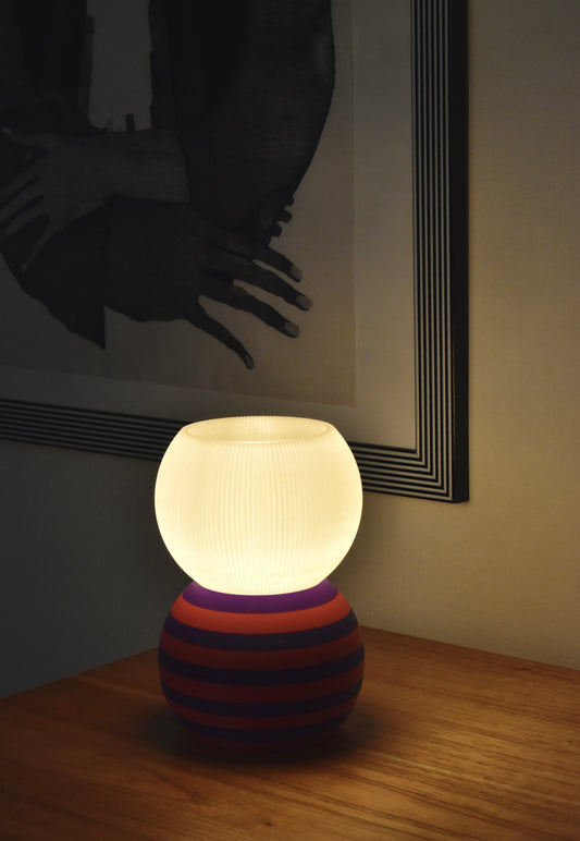 Lampada BONBON • corallo/viola