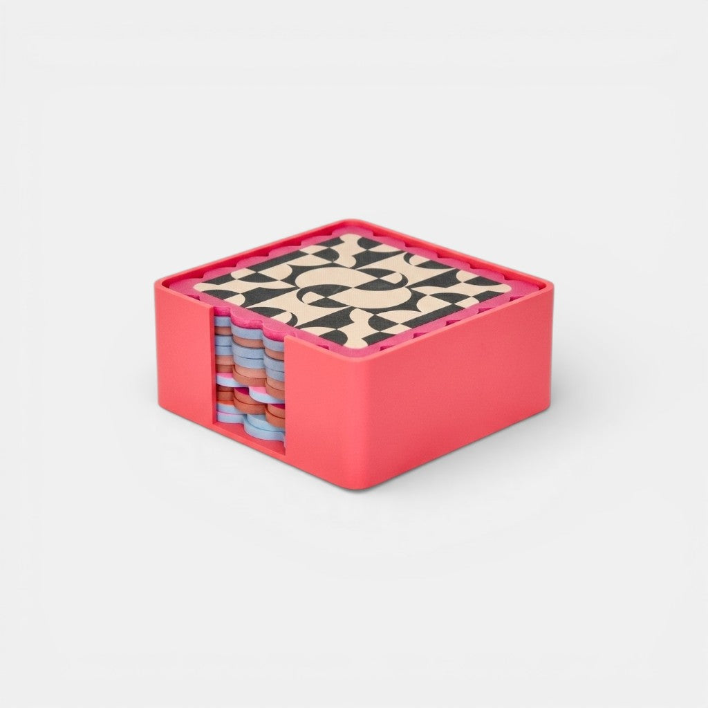 Sottobicchieri di design quadretti
