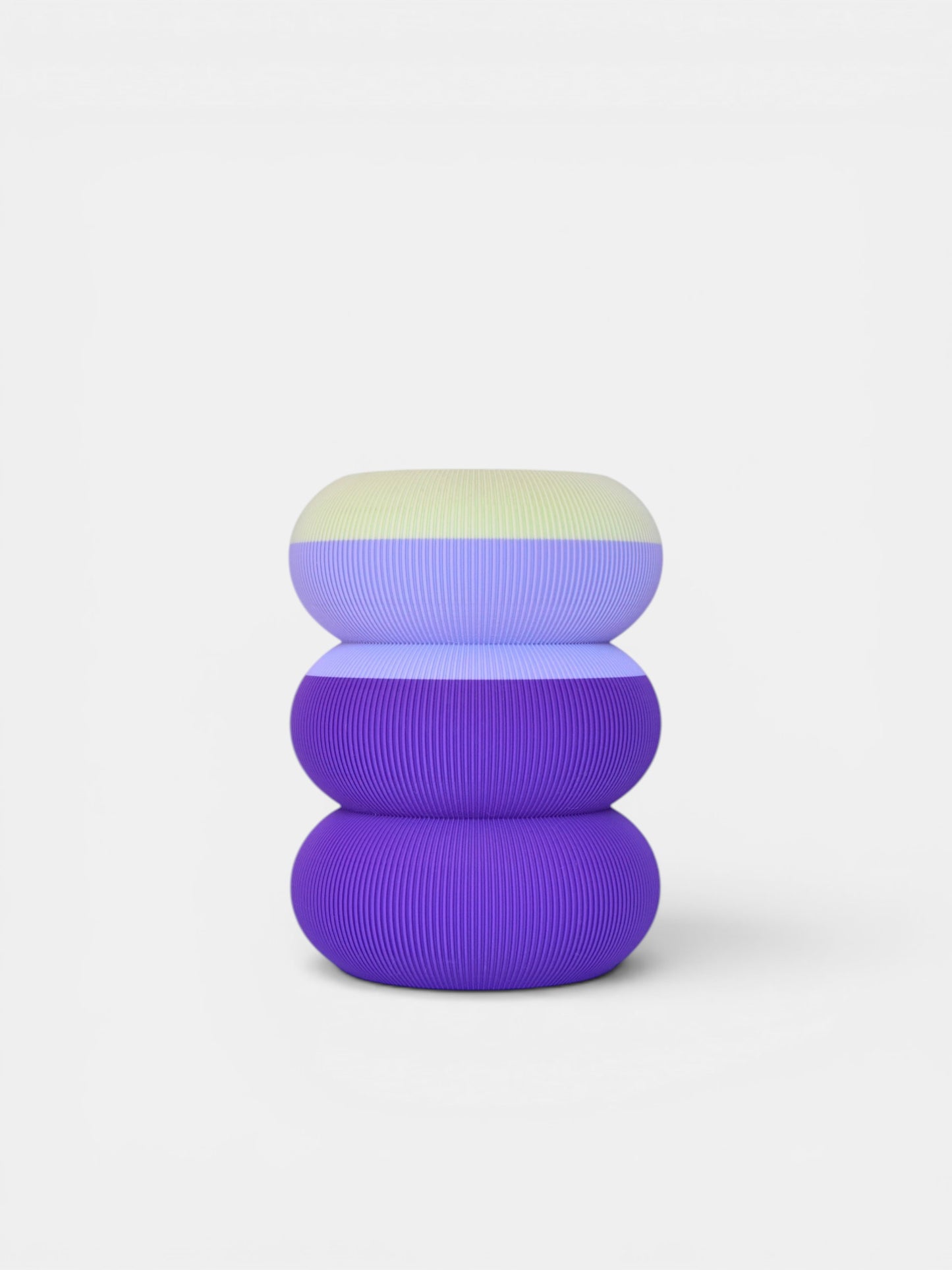 Vaso di design viola