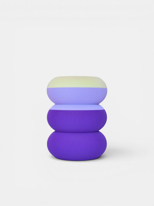 Vaso di design viola